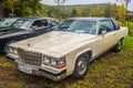 Classic American car Cadillac at car show Royalty Free Stock Photo