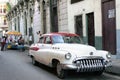 Classic American car in Cuba