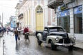 Classic American car in Cuba