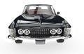 Classic American Car Front View Royalty Free Stock Photo