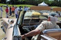 Classic american car interior Royalty Free Stock Photo