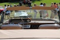Classic american car interior Royalty Free Stock Photo