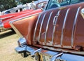 Classic american car rear details Royalty Free Stock Photo