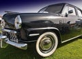 Classic American 50`s car Royalty Free Stock Photo