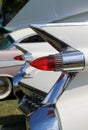 Classic american car tail lamps Royalty Free Stock Photo