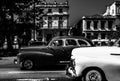 Classic American car used as private taxi in Havana, Cuba, 2022