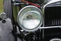 Classic american car vintage headlamp Royalty Free Stock Photo