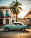 Classic classic American cars of Cuba. Wonderful classic cars of Cuba.