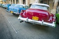 Classic American Cars Havana Cuba Royalty Free Stock Photo
