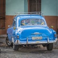 Classic American Chevrolet Oldtimer car in Trinidad, Cuba Royalty Free Stock Photo