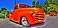 Classic American Chevy pickup truck Royalty Free Stock Photo