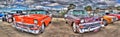 Classic American Chevy's panorama