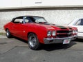 Classic American convertible car, Chevrolet Chevelle SS