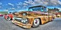 Classic American GMC pickup truck