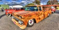 Classic American GMC pickup truck Royalty Free Stock Photo