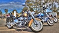 Classic American Harley Davidsons Royalty Free Stock Photo