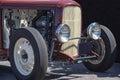 Classic american hot hod car from 1940`s Royalty Free Stock Photo