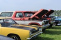 classic american pick-up trucks Royalty Free Stock Photo