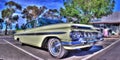 Classic American 1950s Chevy Impala Royalty Free Stock Photo