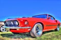 Classic 1970s American Ford Mustang