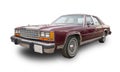 The Classic american sedan Ford LTD Crown Victoria LX. White background Royalty Free Stock Photo