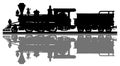 Classic american steam locomotive