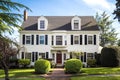 Classic American suburban house Royalty Free Stock Photo