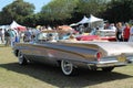 Classic Americana on wheels being driven on lawn Royalty Free Stock Photo