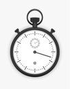 Classic Analog Stopwatch Detailed Vector