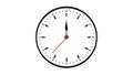 Classic Analog Wall Clock Icon for Time and Schedule Management, vector design Generative AI Royalty Free Stock Photo