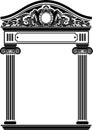 Classic antique portal Royalty Free Stock Photo