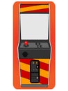 Classic arcade cabinet Royalty Free Stock Photo