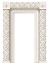 Baroque architectural door facade frame Royalty Free Stock Photo