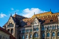 Gothic style buildings in Budapest