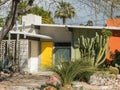 Palm Springs, California classic midcentury residential architecture Royalty Free Stock Photo