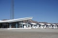 Old roadside motel and cafe, Route 66 Royalty Free Stock Photo