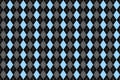 Classic argyle seamless pattern for textile, paper print. Vector illustration. Blue grey.