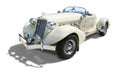 Classic Auburn Boattail Speedster- isolated Royalty Free Stock Photo