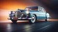 Classic Auto Charm Retro Panache Royalty Free Stock Photo