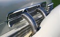 Classic Automobile Exhaust Pipes Detail