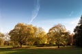 Autumn scenery in Hyde park in London