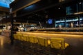 Classic bar counter interior with empty seats Royalty Free Stock Photo