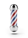Classic Barber shop pole Royalty Free Stock Photo