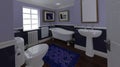 Classic Bathroom Interior Royalty Free Stock Photo