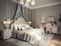 Classic bedroom interior