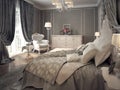 Classic bedroom interior