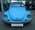 Classic Blue Beetle Car Volkswagen Royalty Free Stock Photo