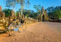 Classic bicycle in front of Angkor Wat, Cambodia