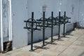 Classic bike holder for bicycle parking