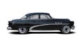 Buick Eight isolated on white Royalty Free Stock Photo